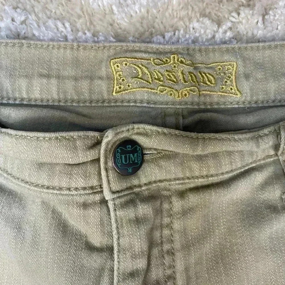 Women's Bestow UM Khaki Tan Jeans Size 14 Straight Bootcut - Picture 4 of 10